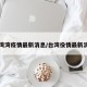 台湾湾疫情最新消息/台湾役情最新消息